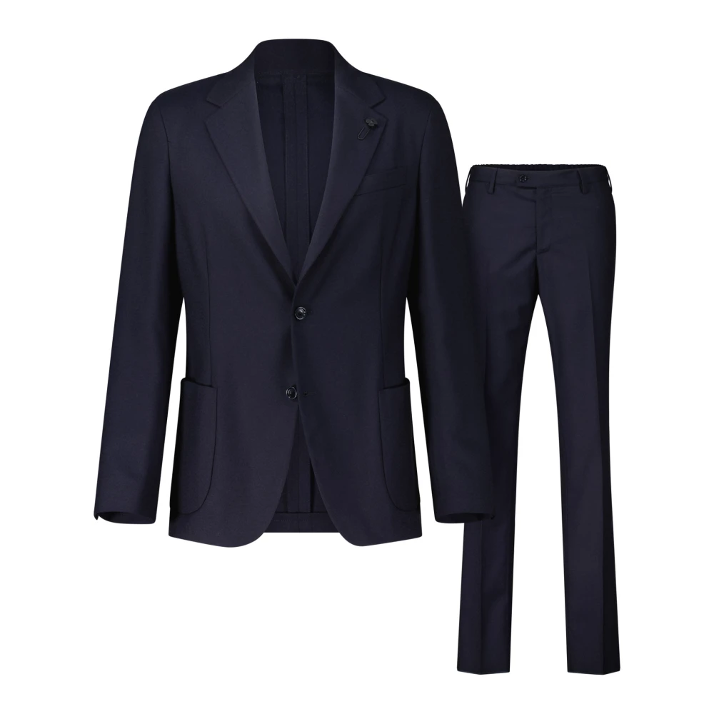 Lardini Klassieke Pak Set Blue Heren
