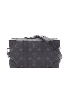 Pre-owned Soft Trunk Wallet Monogram Eclipse Axelremsväska