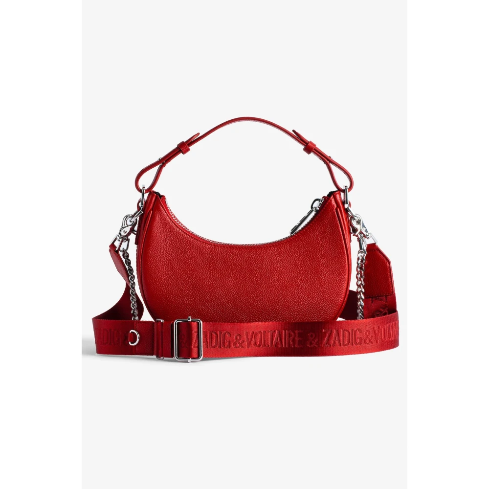 Zadig & Voltaire Rode Moonrock Power Leren Tas voor Vrouwen Red Dames