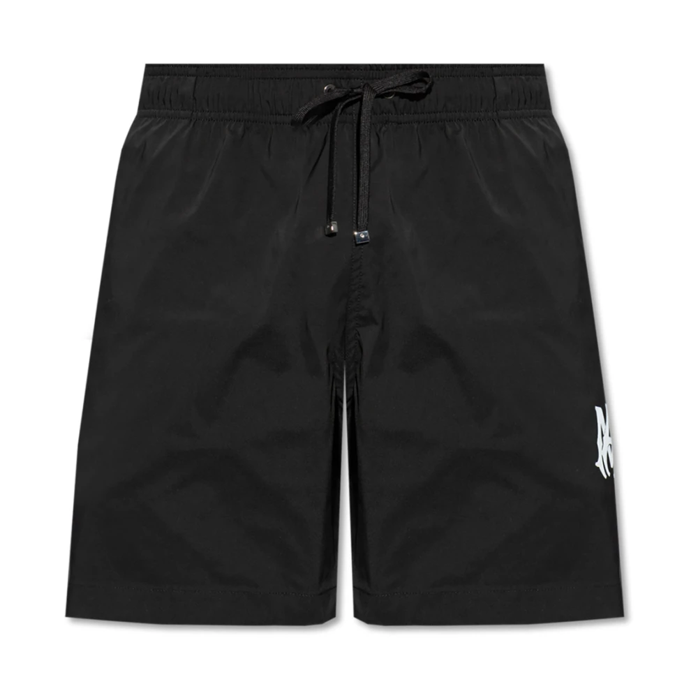 Amiri Mannelijk Zwart Badmode Heren, M, Polyester, Swim Shorts