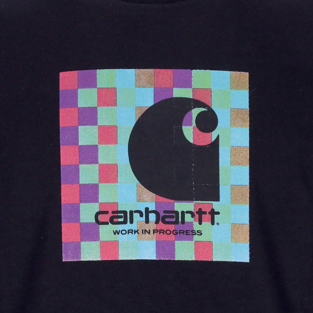 Carhartt WIP Zwarte Heren Tee met Print Black Heren