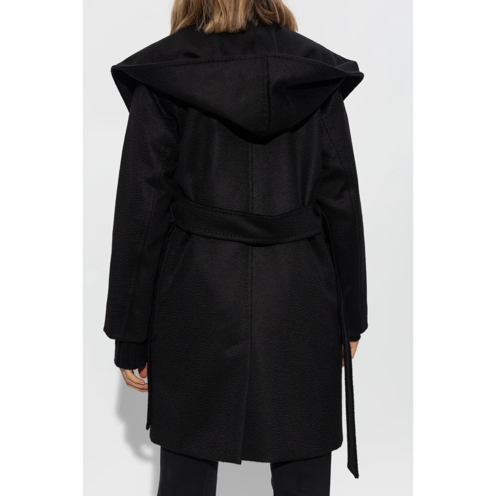 Max Mara Wollen jas Rialto Black Dames