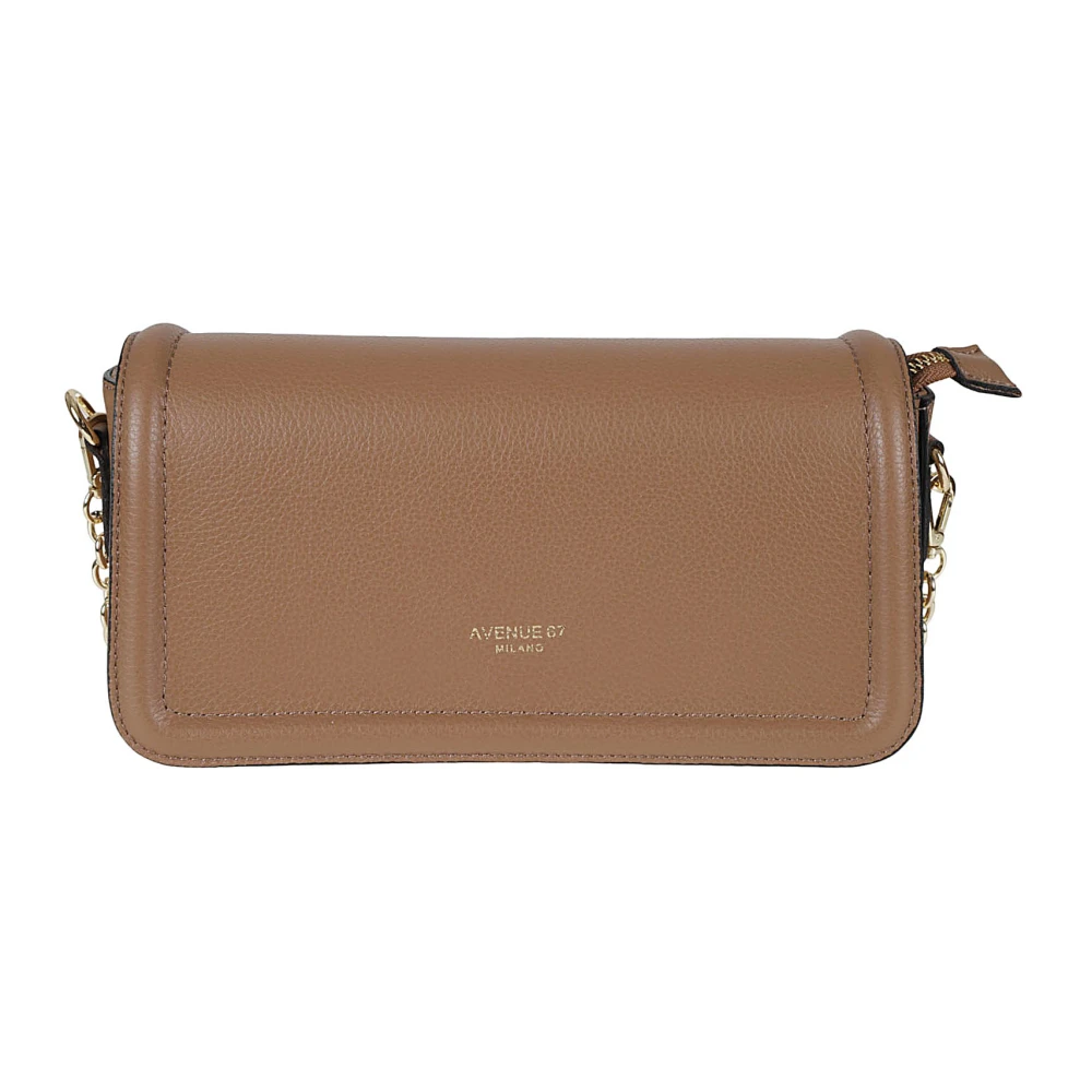 Avenue 67 Leren Crossbody Tas Brown Dames