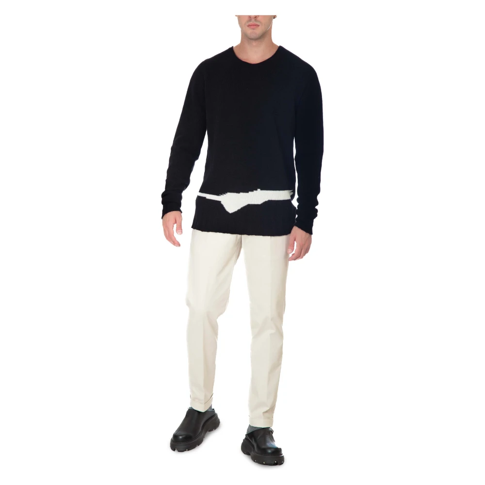 Briglia Geplooide katoenen broek Beige Heren