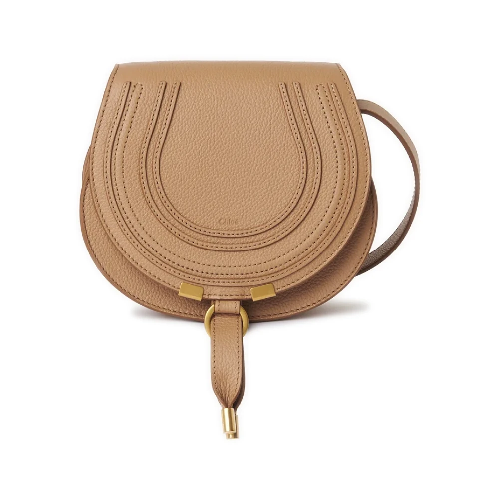 Chloé Beige Leren Crossbody Tas Beige Dames
