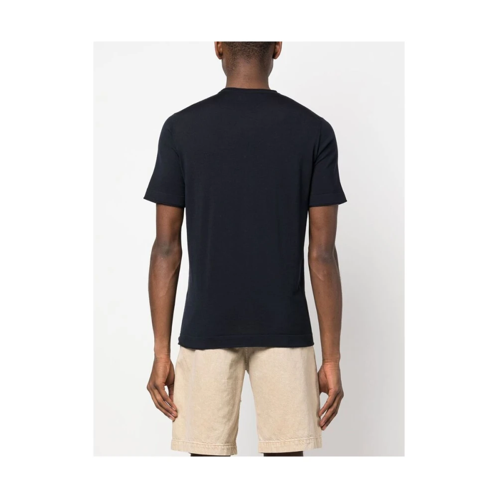 Goes Botanical Donkerblauw Botanisch T-Shirt Blue Heren