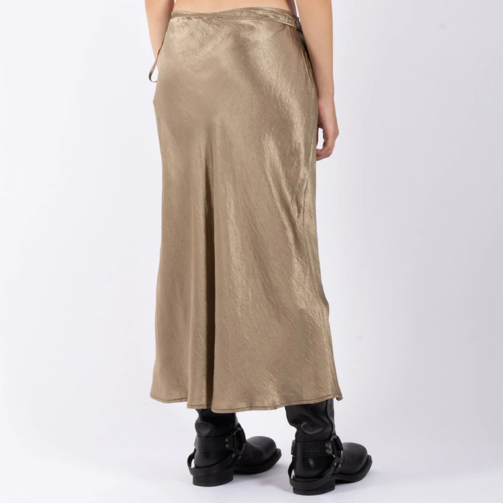 Acne Studios Beige Rok Af0423 Beige Dames