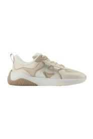 Beige Leder Sneakers - H597