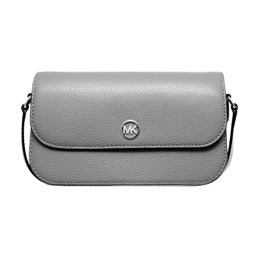 Michael Kors Women's Gray Jet Set Travel Flap Crossbody