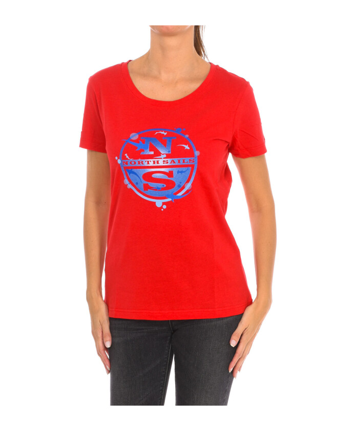 t-shirt-a-manches-courtes-avec-encolure-cotelee