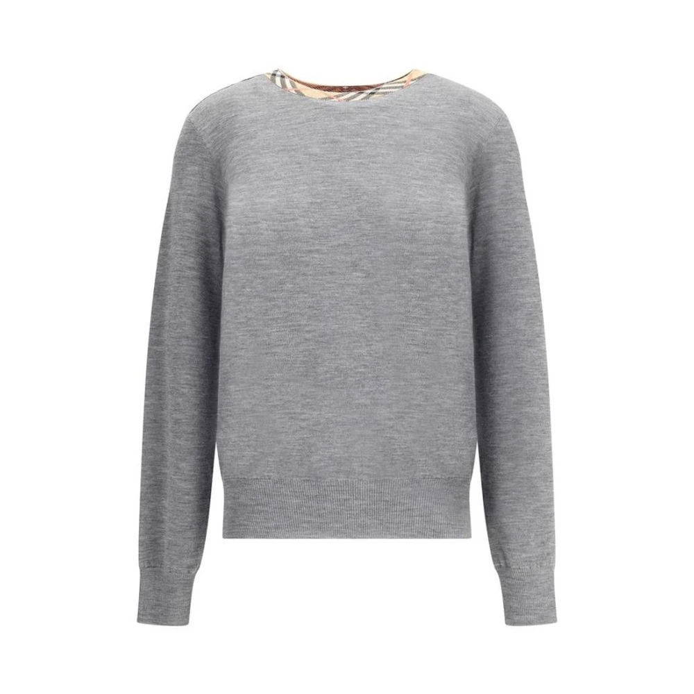 Burberry Damen Grau Strickwaren, Mgröße: