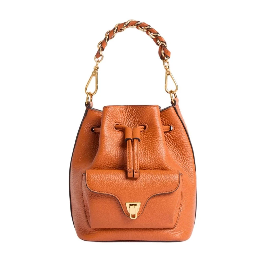 Coccinelle Beat Generation Small Bucket Bag - Female - Bucket Bags - Orange - One Size - Bags