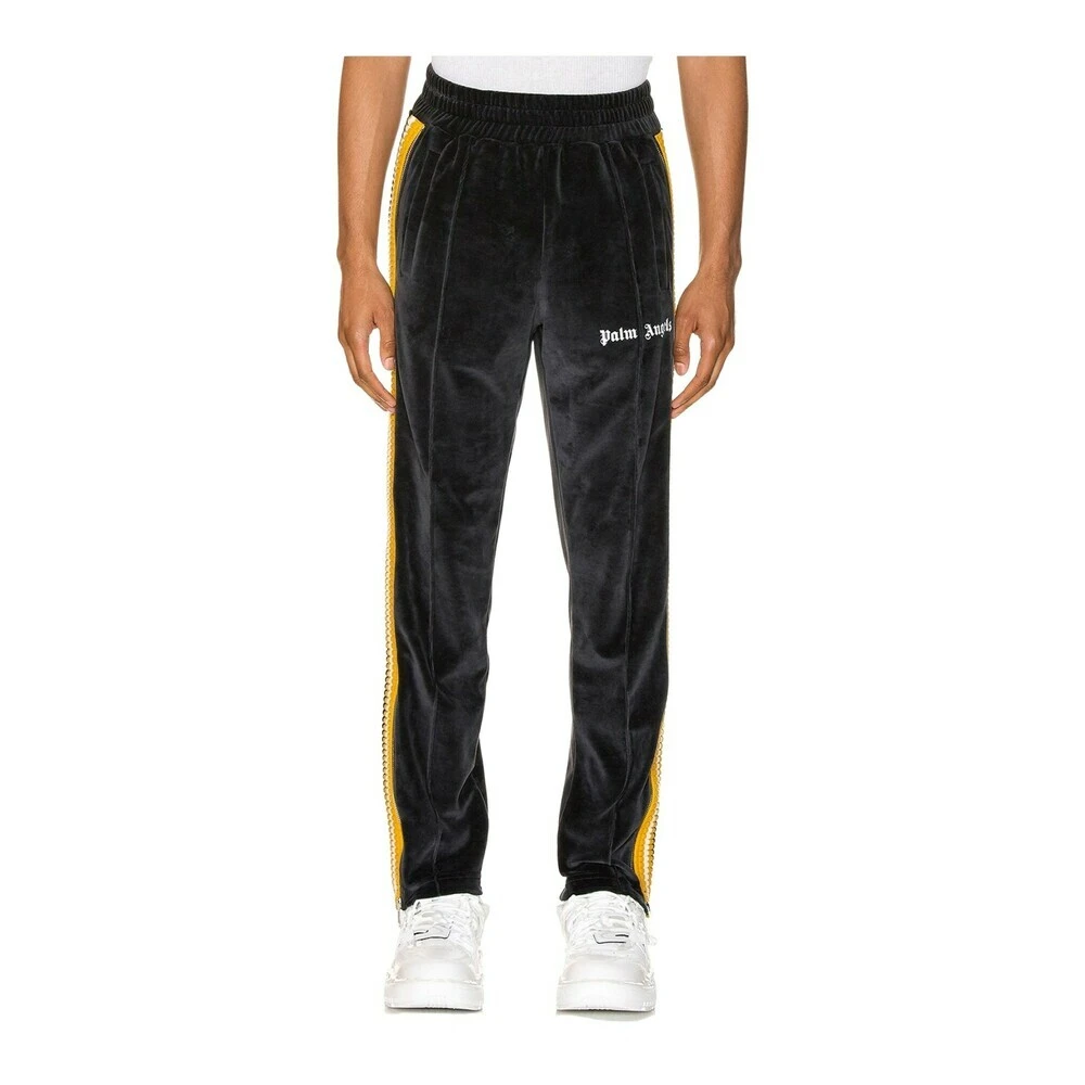 Palm Angels Chenille Track Pants Black Heren