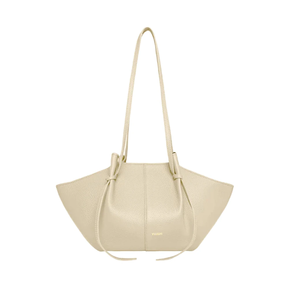 Yuzefi Women's Beige Large Mochi Tote - Shopping Bags - One Size - Bags