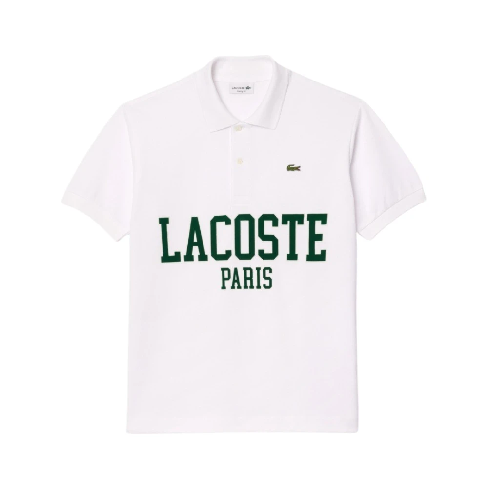 Lacoste Classic fit poloshirt met labelprint model 'FRENCH ICONICS'