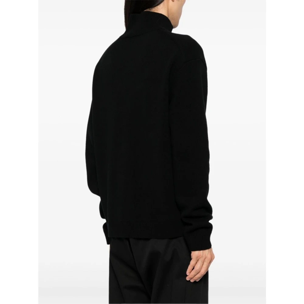Maison Kitsuné Zwarte Sweatshirt Aw24 Herenmode Black Heren