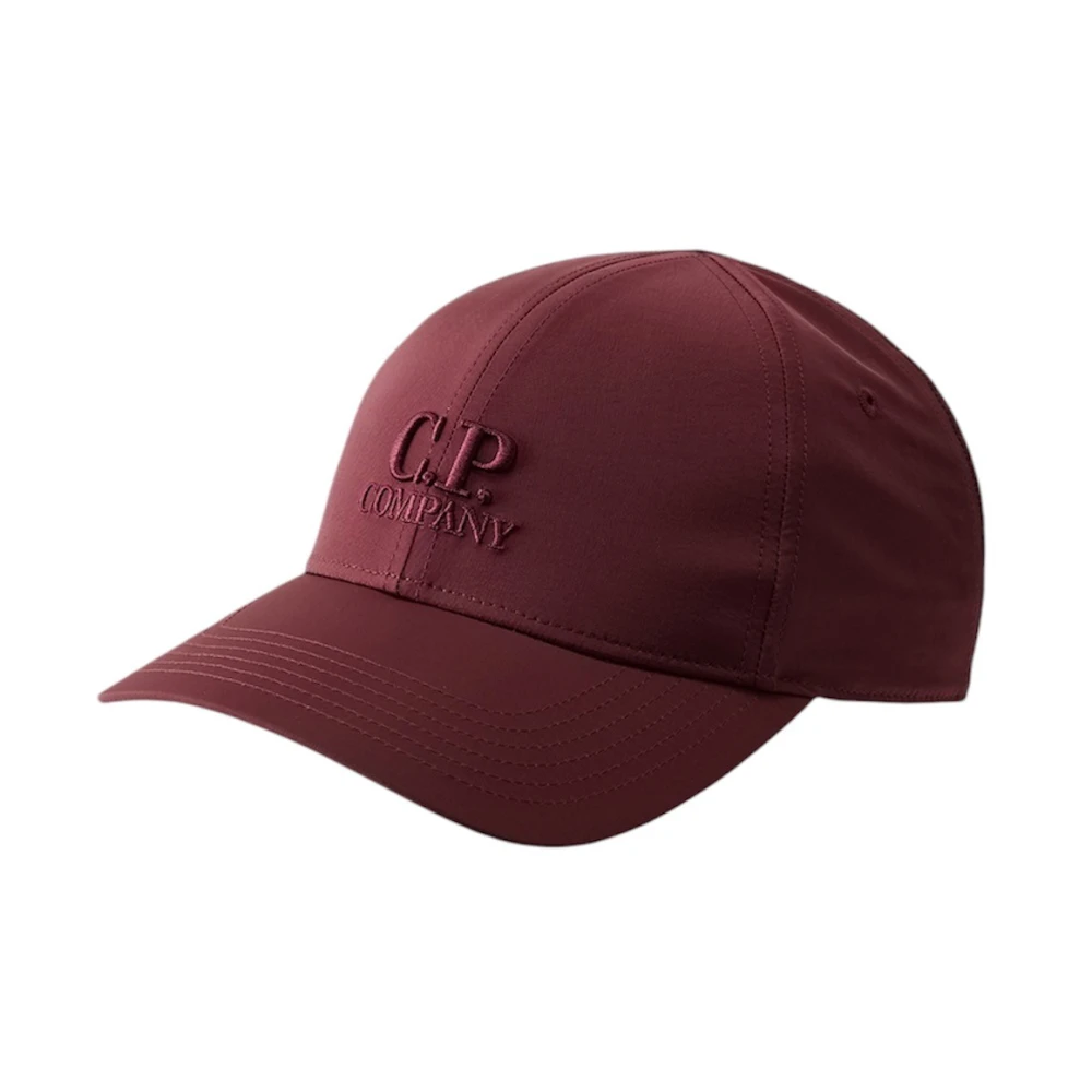 C.P. Company Heren baseballpet met geborduurd logo Brown Heren