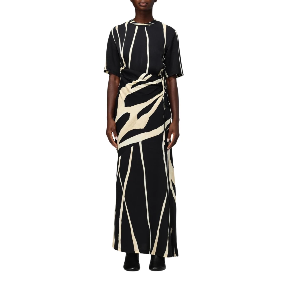 Nanushka Women's Black Printed Maxi Dress