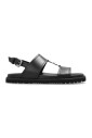black-buckle-sandals-flat-rubber-sole