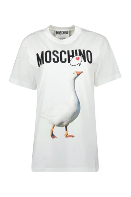 Goose-print T-shirt