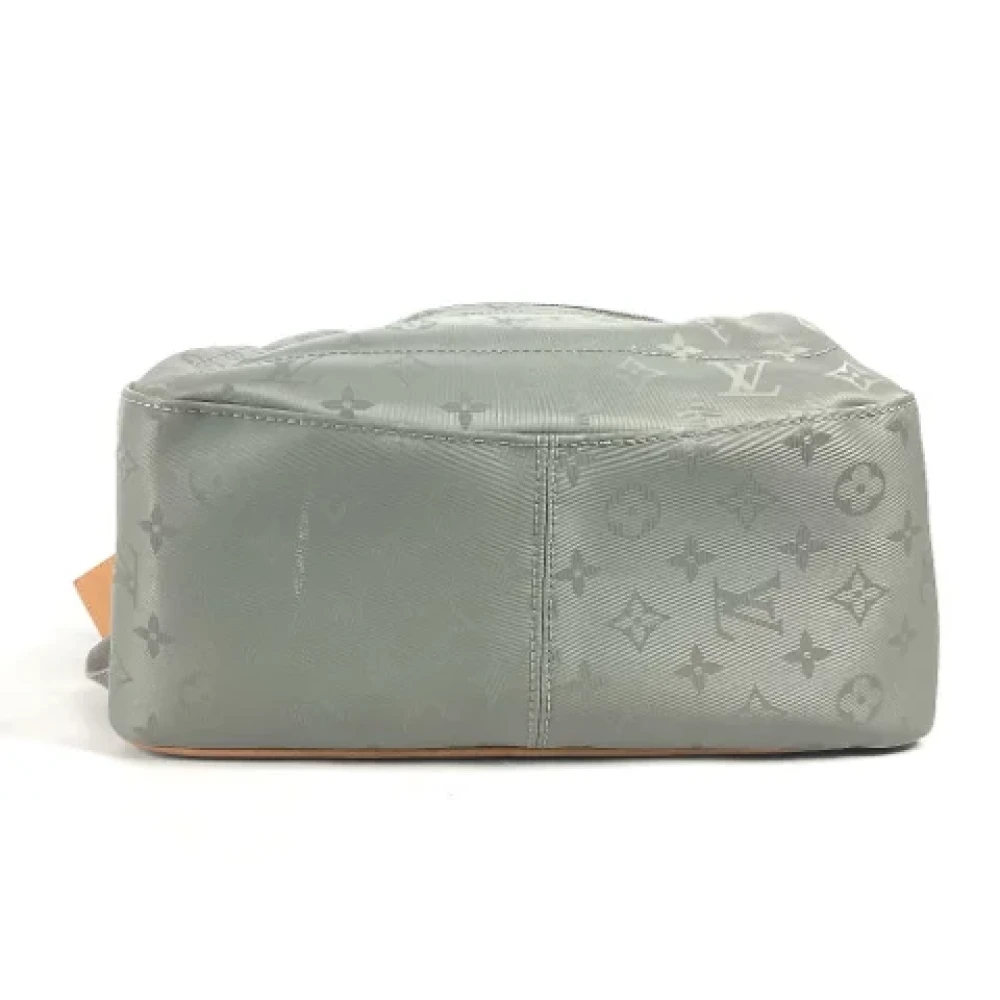 Louis Vuitton Vintage Pre-owned Cotton louis-vuitton-bags Green Dames
