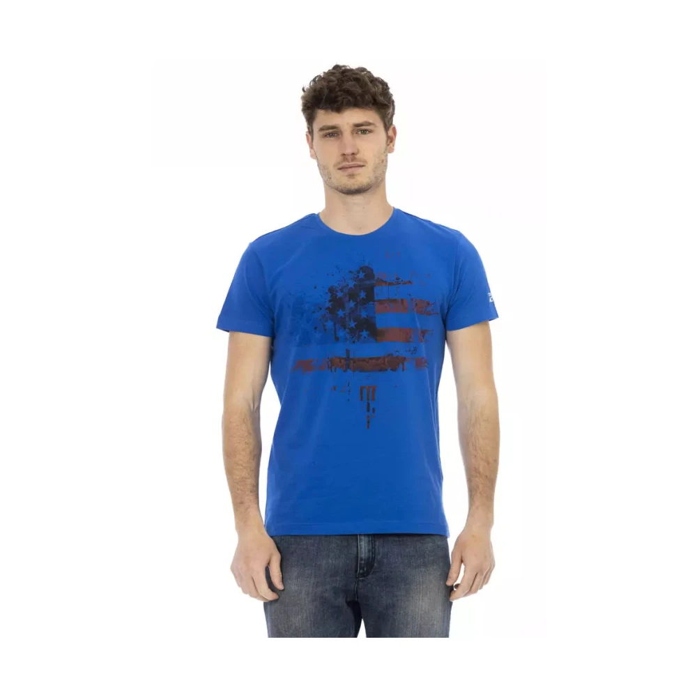 Trussardi Uomo Blu - Action T-Shirt A Maniche Corte - Tops - 2XL