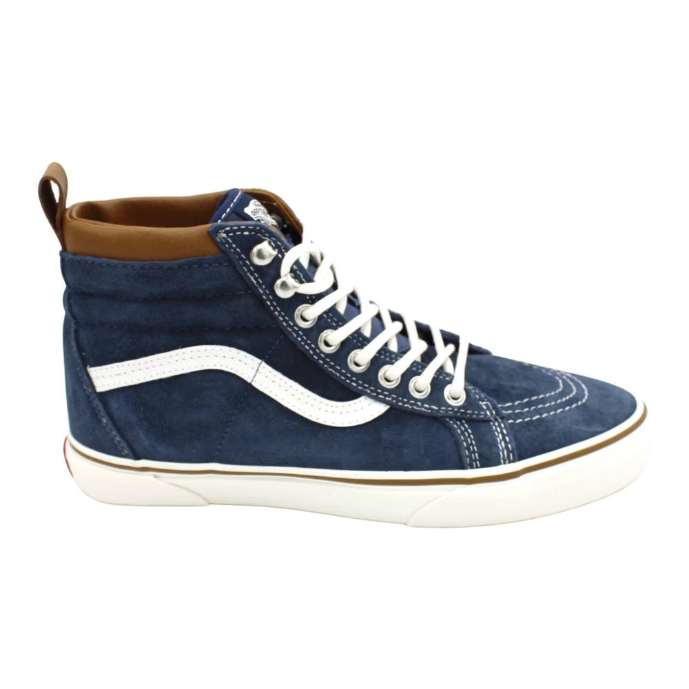Vans Hoge Top Bergeditie Suède Sneaker Heren Schoenen Blauw