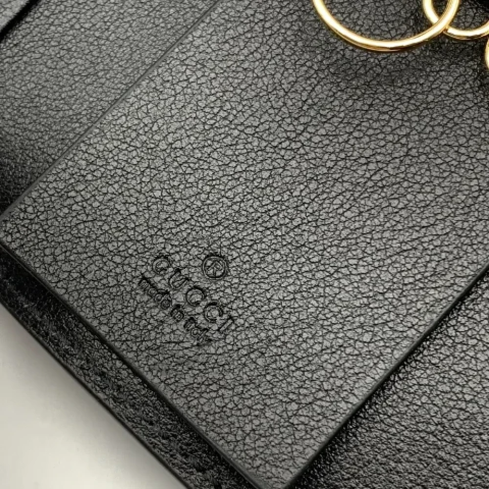 Gucci Vintage Pre-owned Leather key-holders Black Unisex