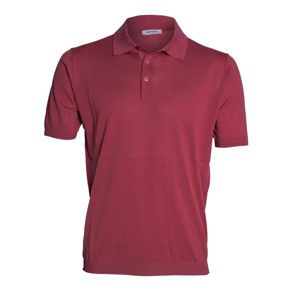 Kangra Herr Röd Toppar 2XL, Bomull, Polo Shirt
