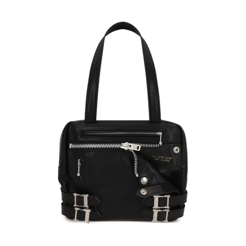 Undercover Zwarte Tote Tas met Zilveren Hardware Black Dames