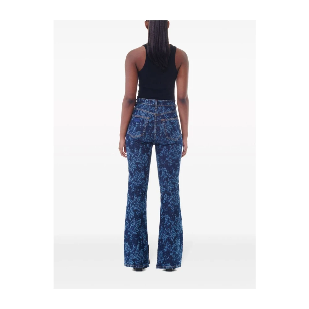 Ganni Klassieke Denim Jeans voor Dagelijks Gebruik Blue Dames