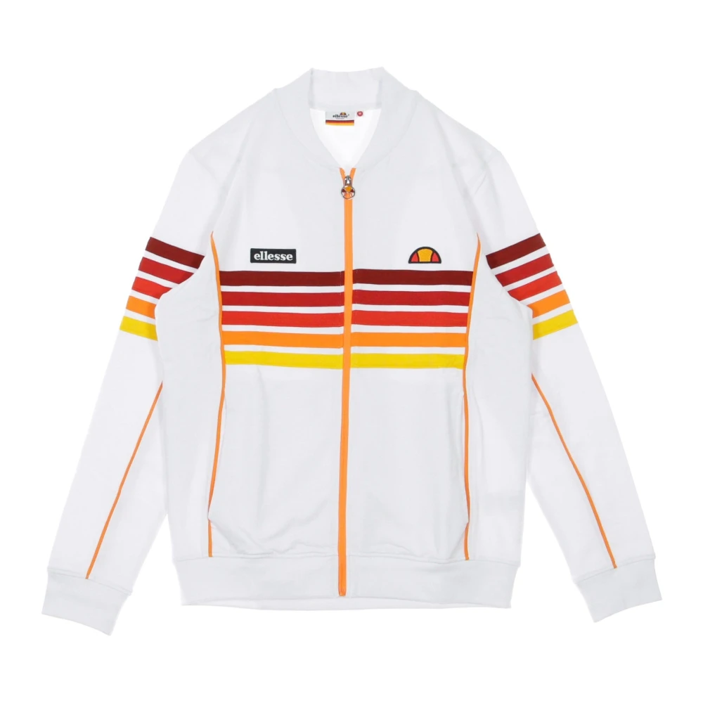 Ellesse Optic White Track Jacket voor Mannen White Heren