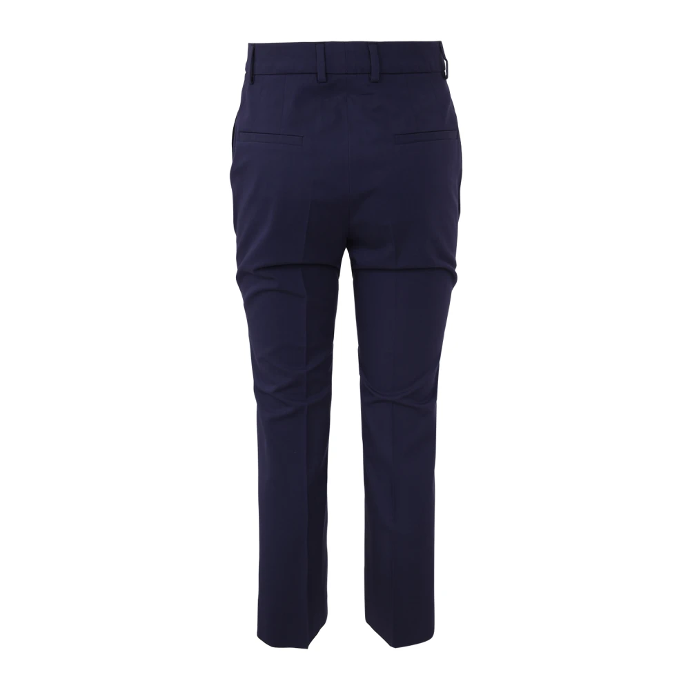 Alberto Biani Flared Stretch Broek Blue Dames