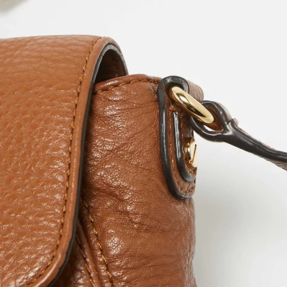 Michael Kors Pre-owned Leather crossbody-bags Brown Dames