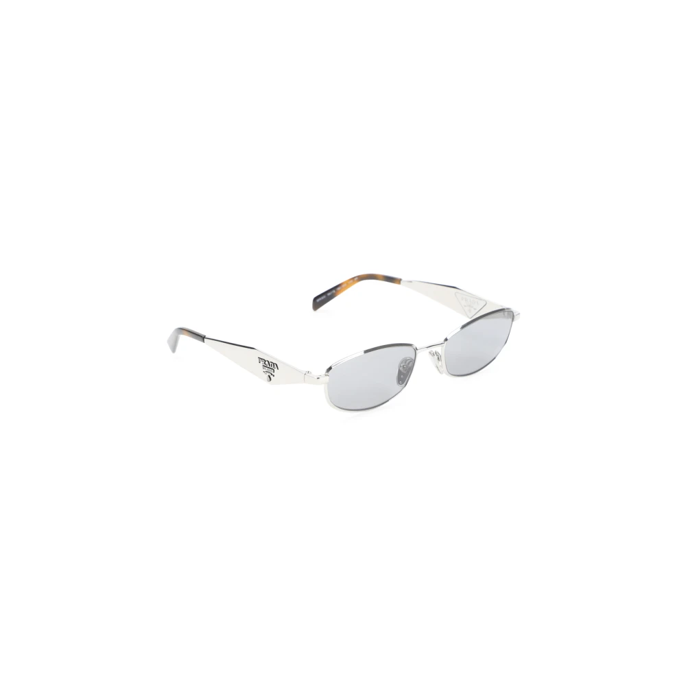 Prada Woman Sunglass PR D51S - Frame color: Silver, Lens color: Grey - Image 5