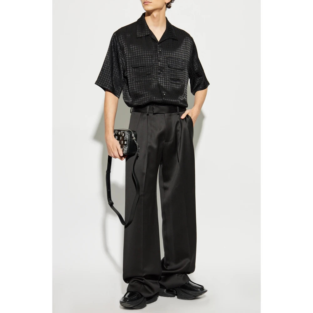 Amiri Shirt met logo Black Heren
