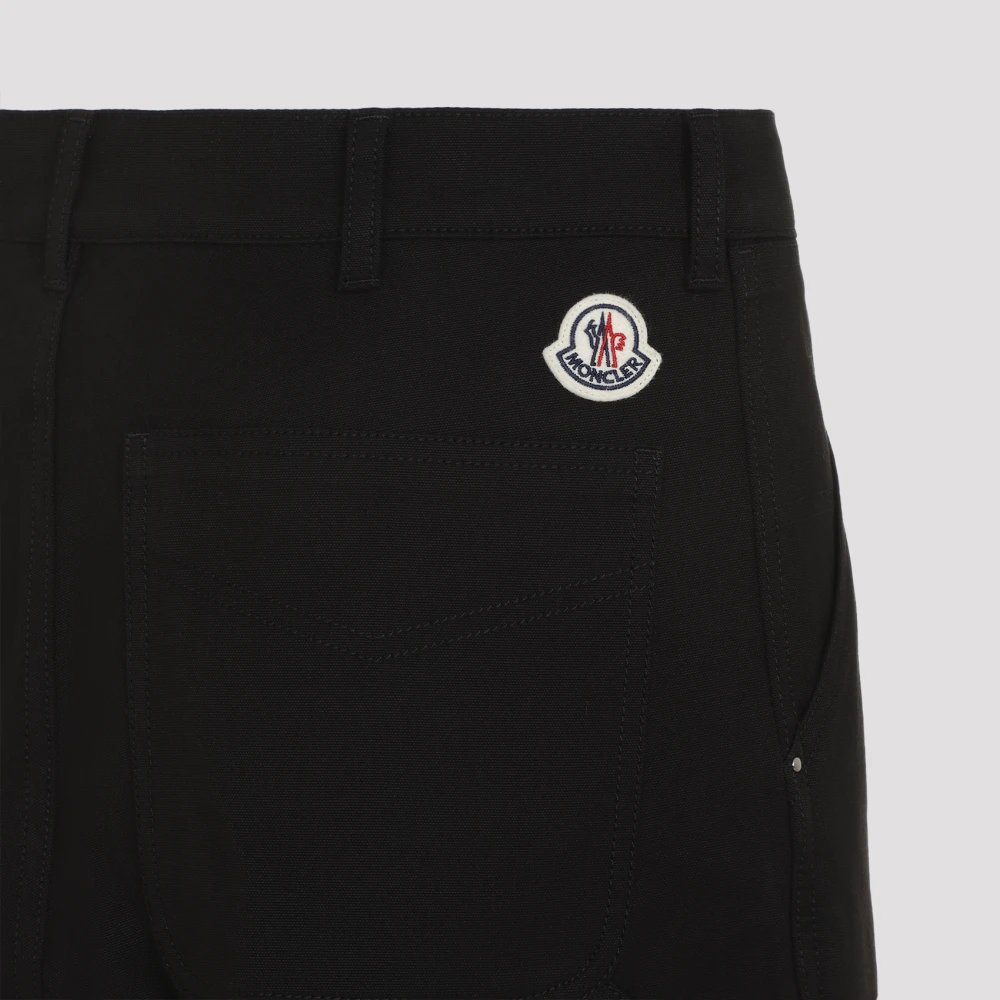 Moncler Zwarte Broeken voor Mannen en Vrouwen Black Heren