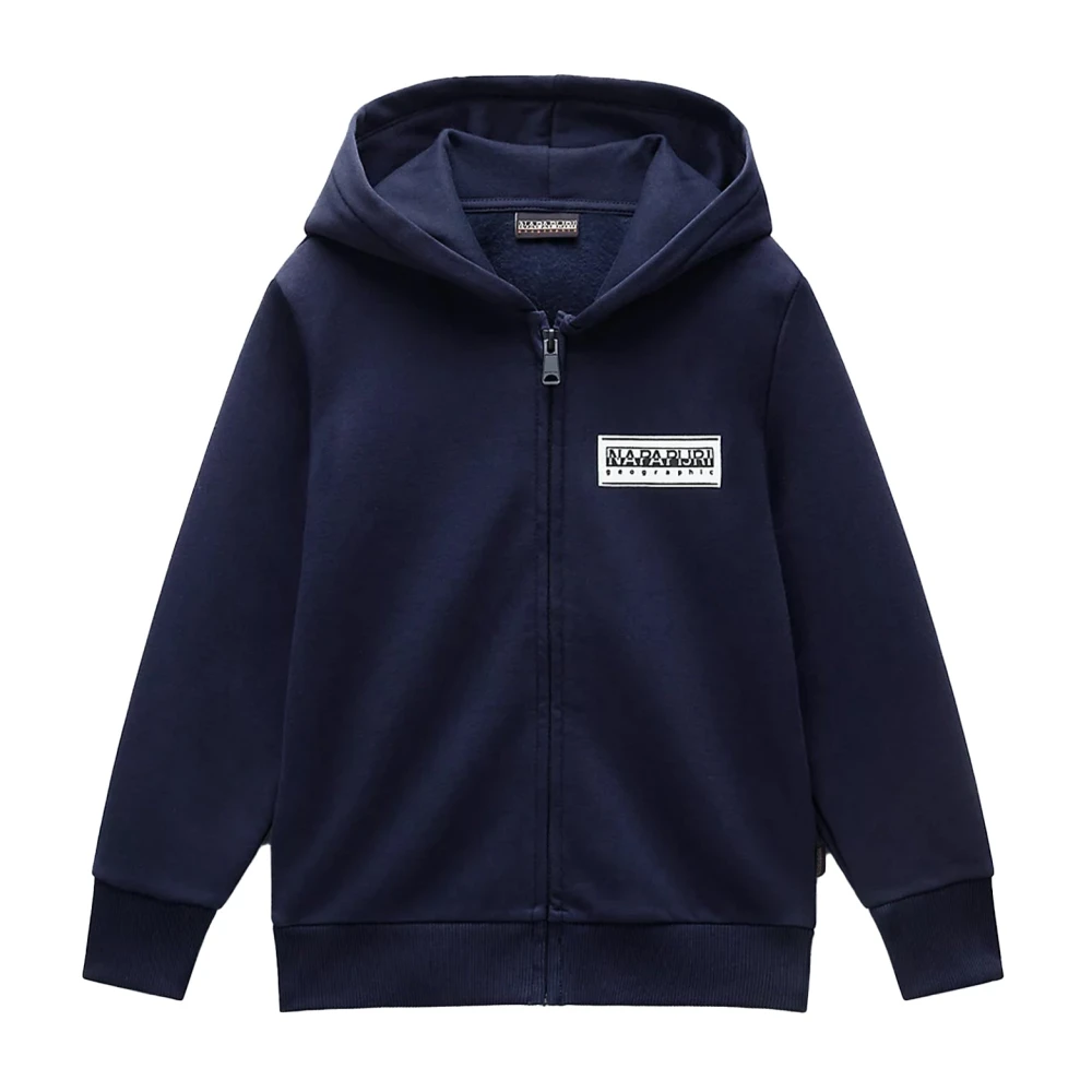 Napapijri Barn Chamois Full Zip Hoodie Blue, Unisex