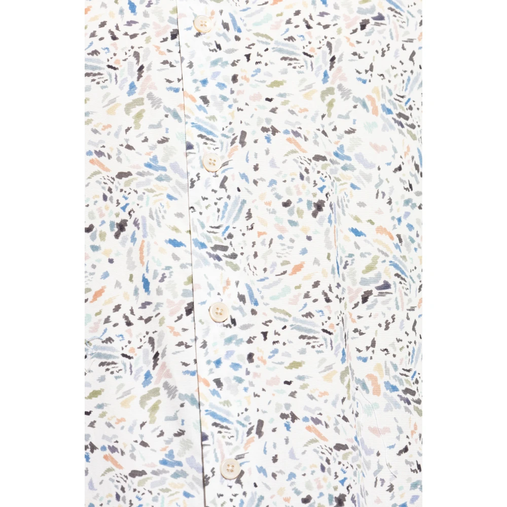 PS By Paul Smith Katoenen shirt met print White Heren