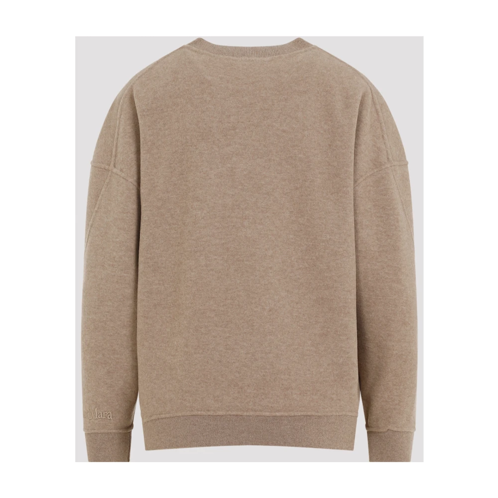 Max Mara Ronde Hals Jersey Elvira Beige Dames