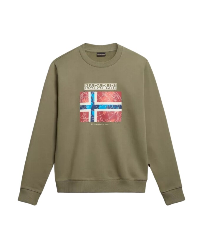 pull-en-coton-vert-a-manches-longues