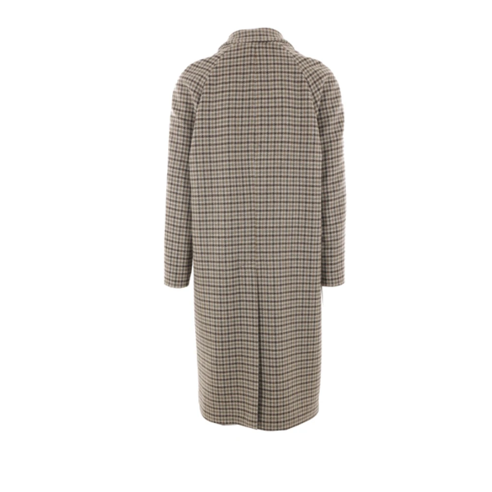 Lardini Dubbelbreasted wol- en kasjmierjas Beige Heren