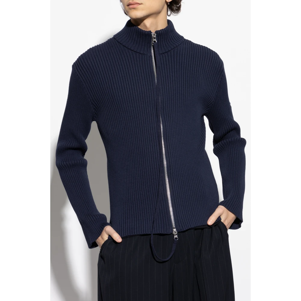 Courrèges Vest met rits Blue Heren