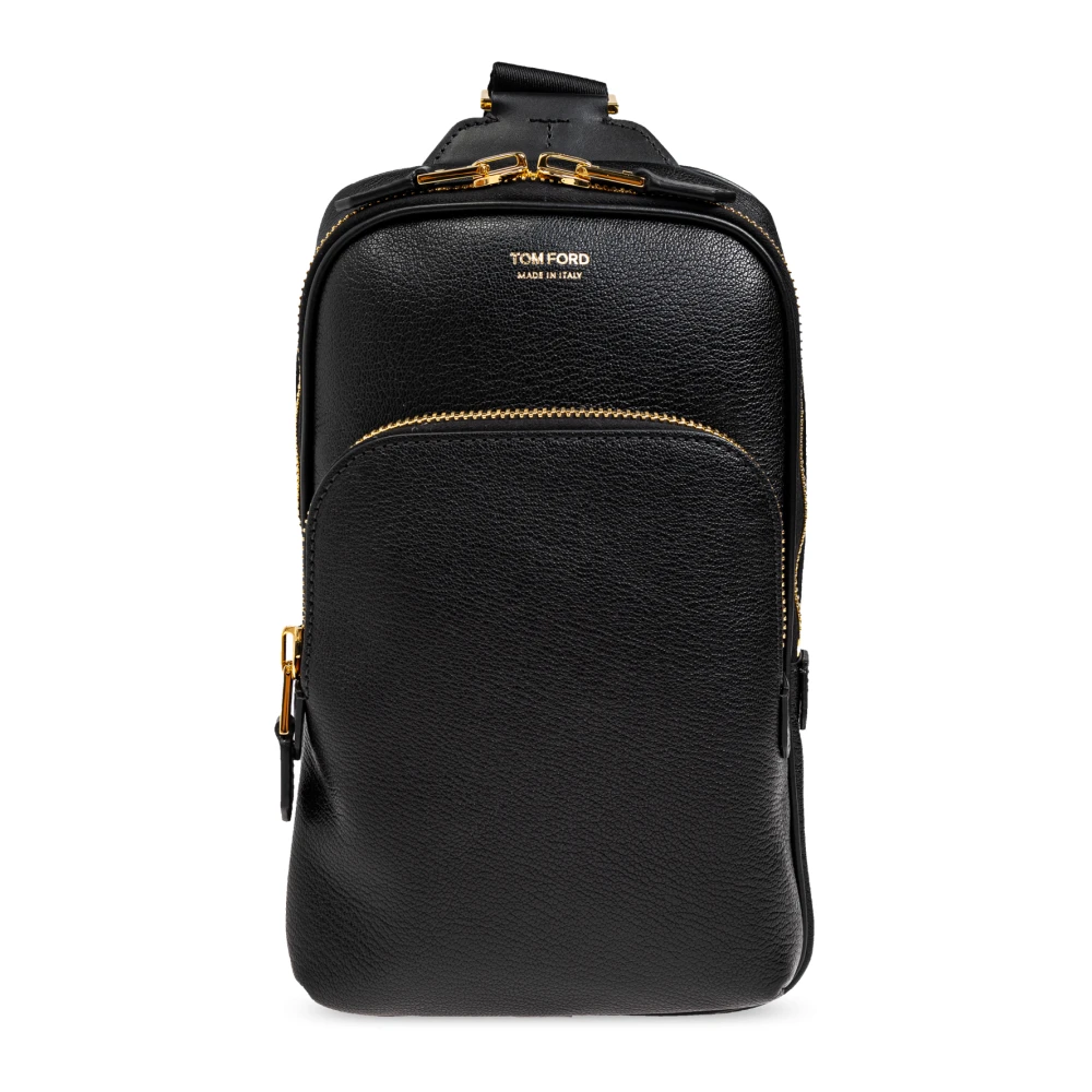 Tom Ford Een-schouder rugzak Black Heren