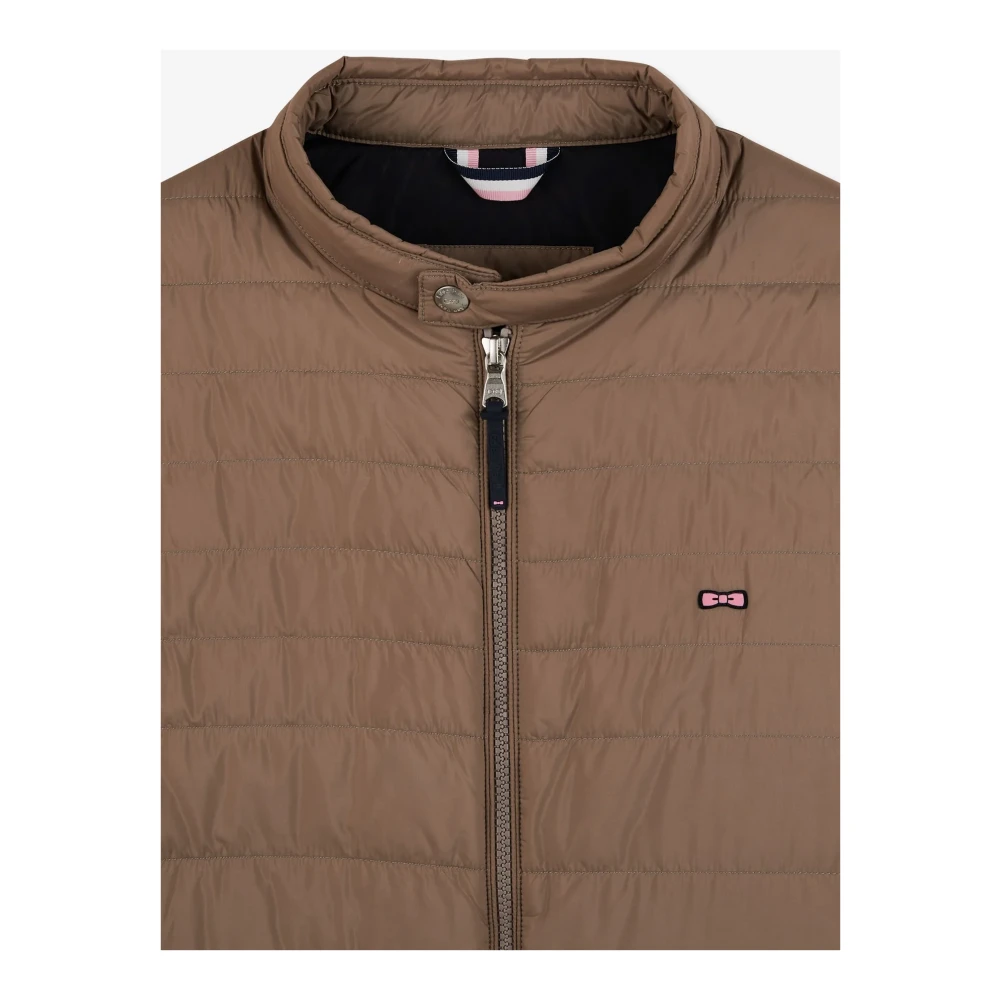 Eden Park Mouwloos gewatteerd vest Brown Heren