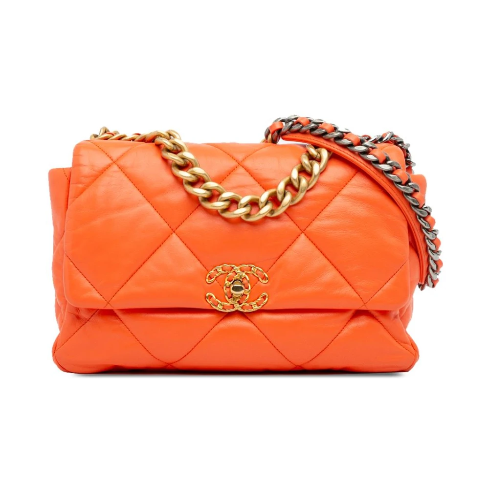 Chanel Vintage Damen Orange Pre-Owned, One Sizegröße: