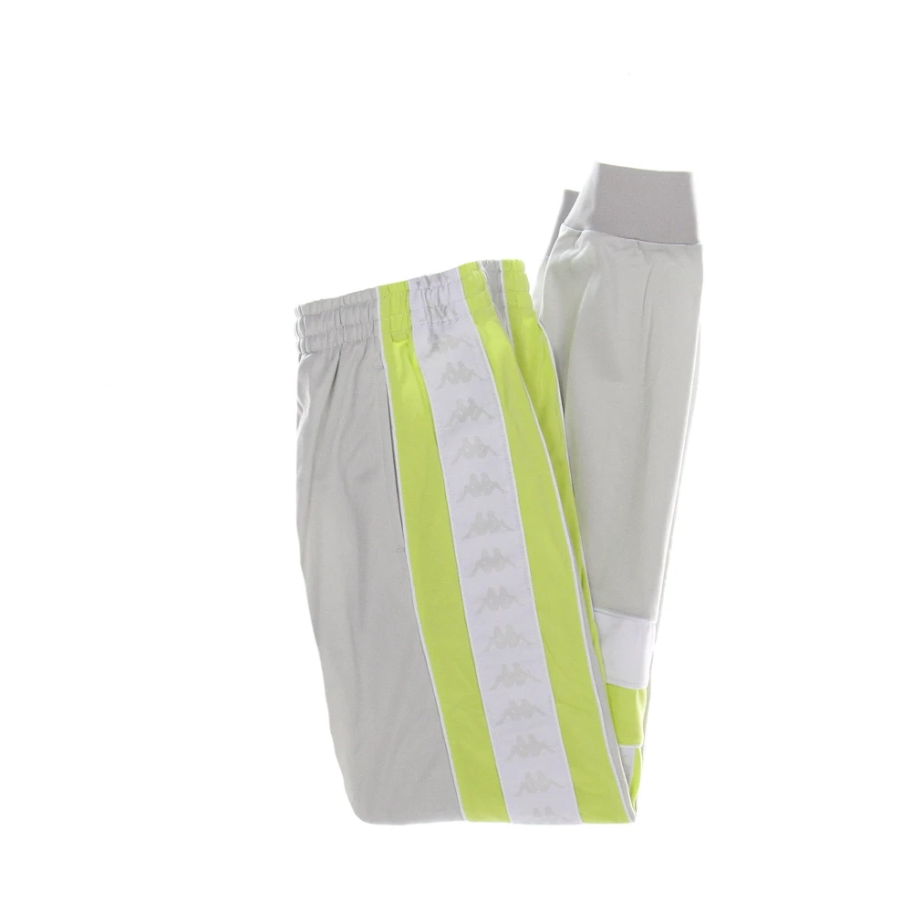 Kappa Slim Heren Trainingsbroek Grijs Lt groen Gray Heren