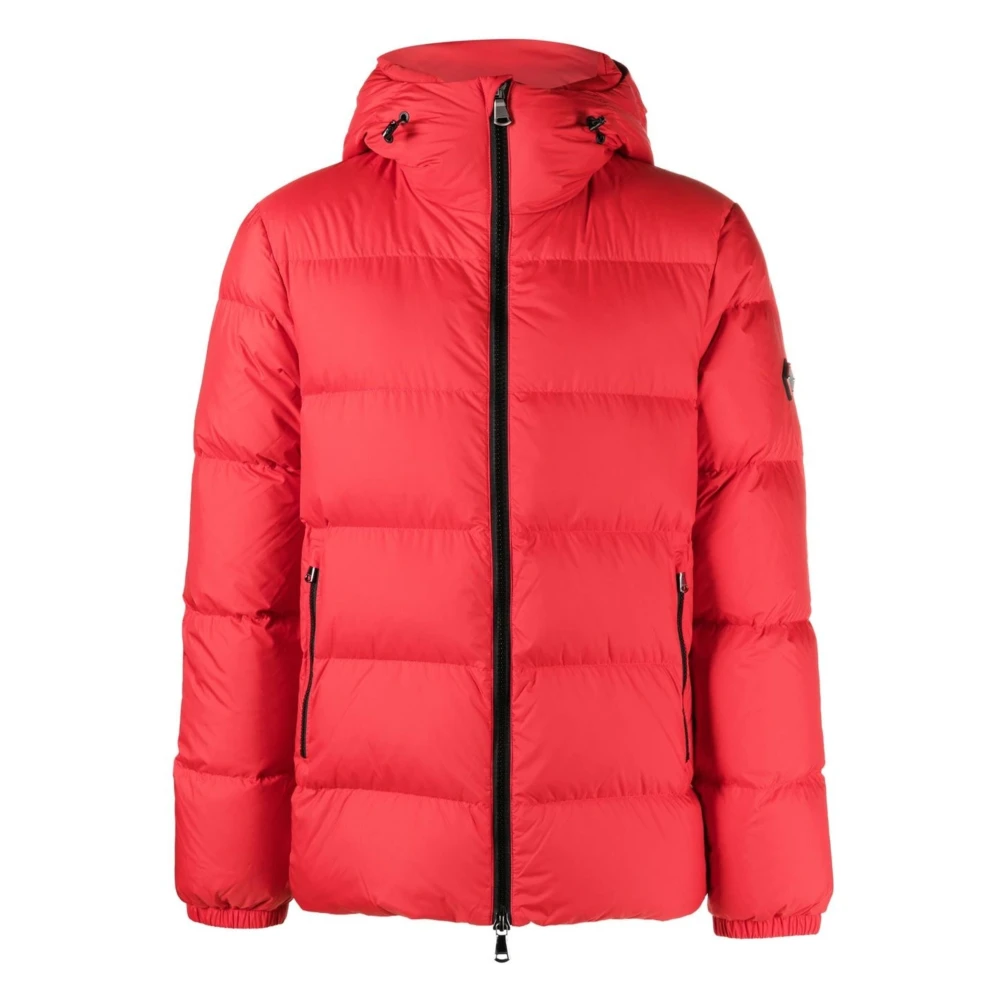 J.lindeberg Red Winter Jackets, Male, S, Puffer Down Jacket
