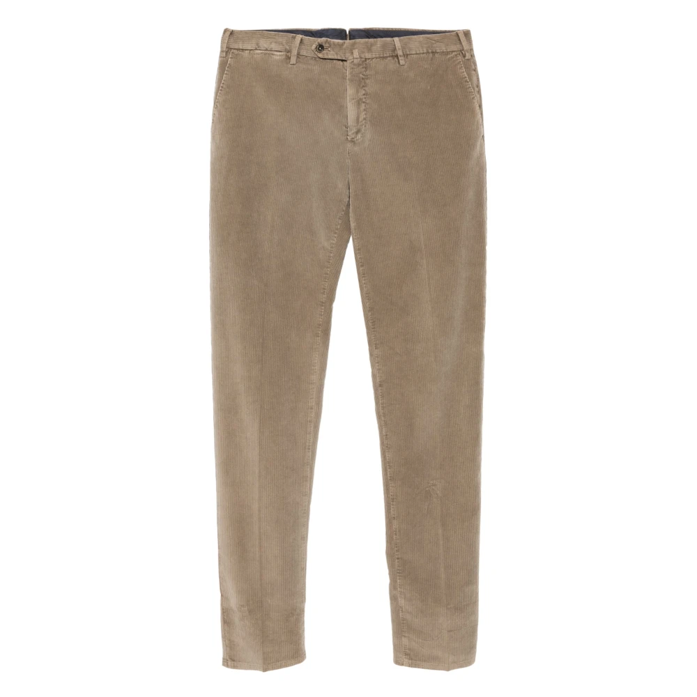 PT Torino Corduroy broek met zij- en achterzakken Brown Heren