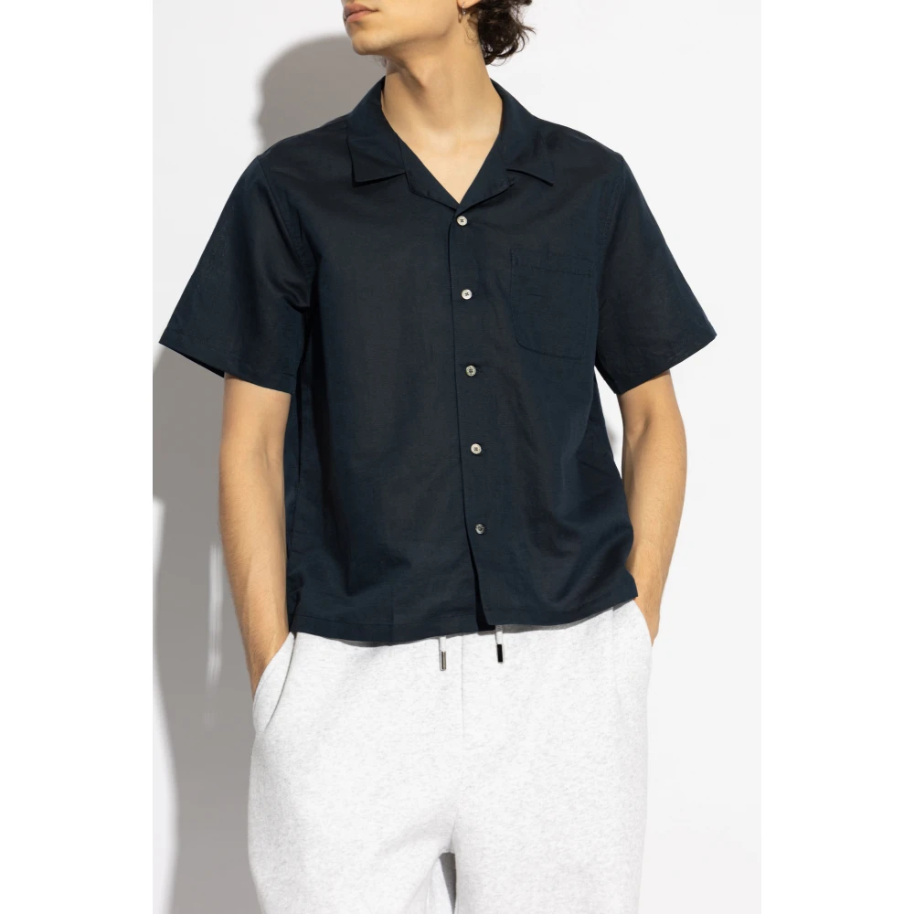 Zadig & Voltaire Korte mouwen shirt 'Slony' Blue Heren